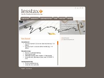 lesstax.de website preview