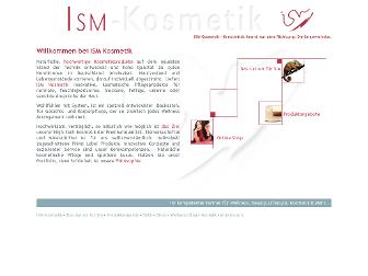 ism-kosmetik.de website preview