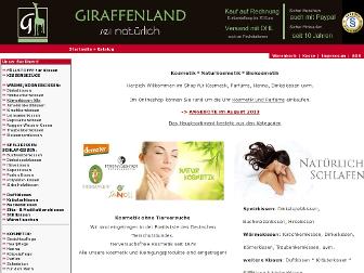 giraffenland.de website preview
