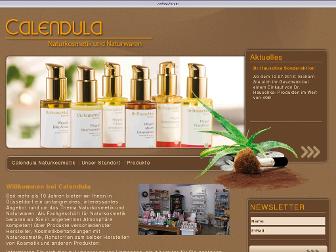 calendula-naturkosmetik.de website preview