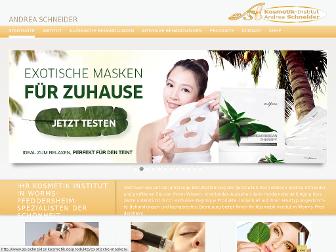 as-schneider-kosmetik.de website preview
