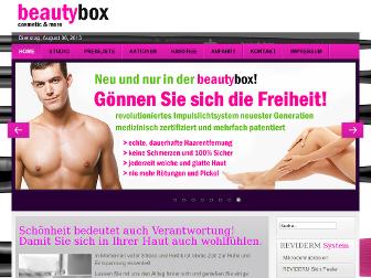 diebeautybox.de website preview