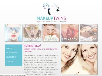 makeuptwins.com website preview