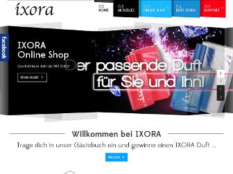 ixora-shop.de website preview