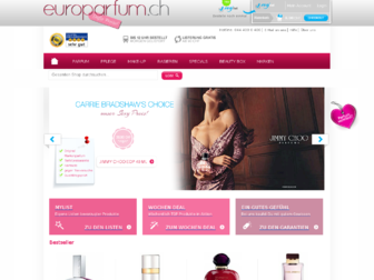 europarfum.ch website preview