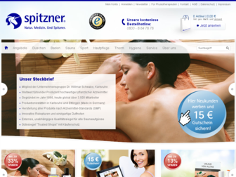 spitzner-wellness.de website preview