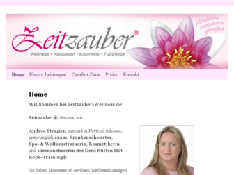 zeitzauber-wellness.de website preview