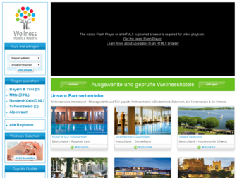 wellnesshotels-deutschland.de website preview