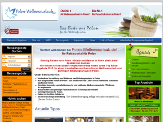 polen-wellnessurlaub.de website preview
