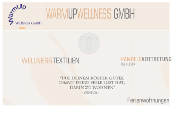 warmup-wellness.de website preview