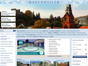 badenweiler.de website preview