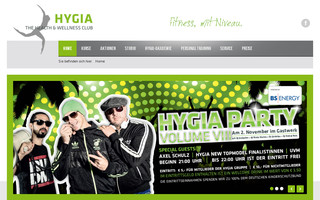 hygia-fitness.de website preview