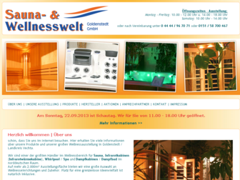 saunaundwellnesswelt.de website preview