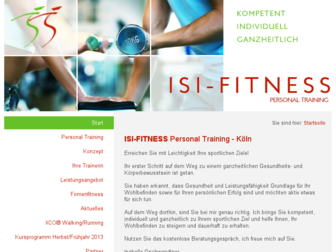 isi-fitness.de website preview