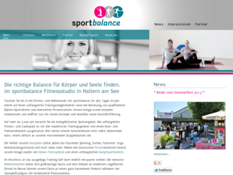 sportbalance-haltern.de website preview