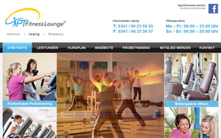 ipt-fitnesslounge.de website preview