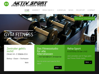 fitnessstudio-aktiv.de website preview