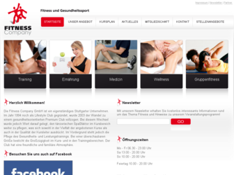 fitnesscompany-stuttgart.de website preview