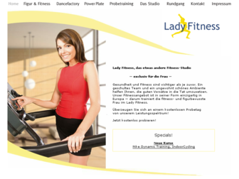 ladyfitness.de website preview