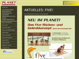 planet-fitness.de website preview