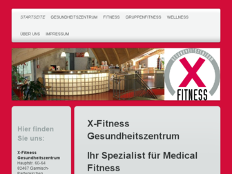 x-fitness.de website preview
