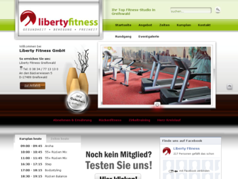 liberty-fitness.de website preview