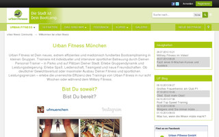 urban-fitness.de website preview
