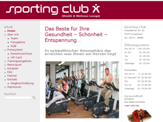 sporting-club.de website preview