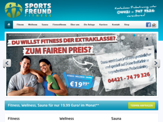 sportsfreund-fitness.de website preview
