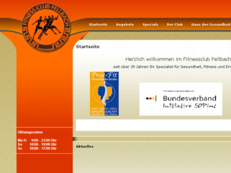 fitnessclubfellbach.de website preview