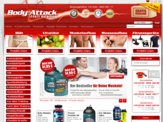 body-attack.de website preview