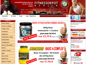fitnessdepot-berlin.de website preview