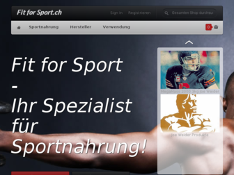 fitforsport.ch website preview