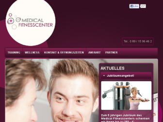 medicalfitnesscenter.de website preview