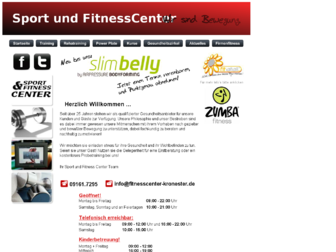 fitnesscenter-kronester.de website preview