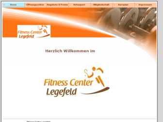 fitnesscenter-legefeld.de website preview