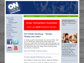 on-stage.de website preview