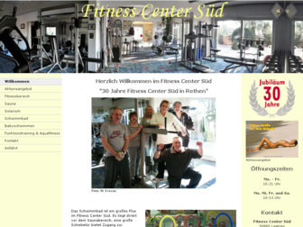 fitnesscenter-sued.de website preview
