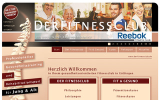 der-fitnessclub.de website preview