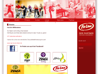 fitline-fitnesscenter.de website preview