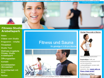 arabella-fitness.de website preview