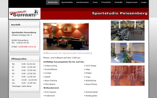 sportstudio-peissenberg.de website preview