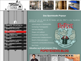 sportstudio-popeye.de website preview