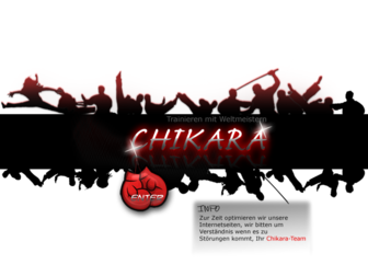 chikara.de website preview