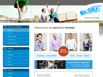 nautilus-training-berlin.de website preview
