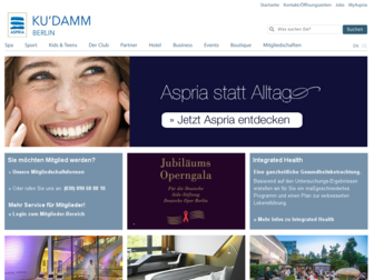 aspria-berlin.de website preview