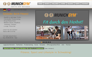 munichgym.de website preview