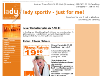 ladysportiv.de website preview
