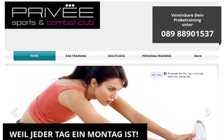 privee-sportsclub.de website preview