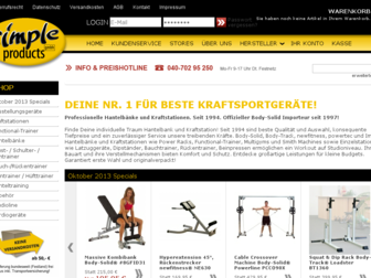 simpleproducts.de website preview